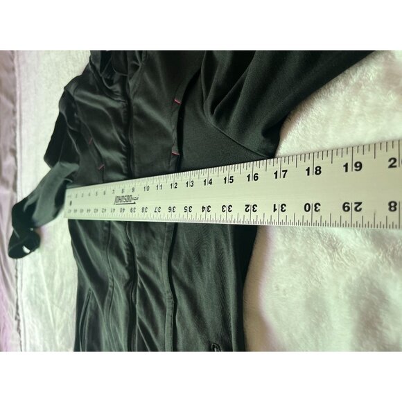 Athleta Womens Love Jacket Full-Zip Vented Back Thumb Holes Black XS Stretch - Picture 7 of 11